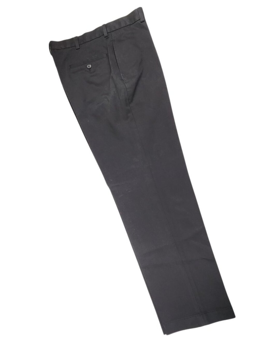 Brooks Brothers 346 Men’s Dress Pants 34x30 Black Flat Front Straight Leg
